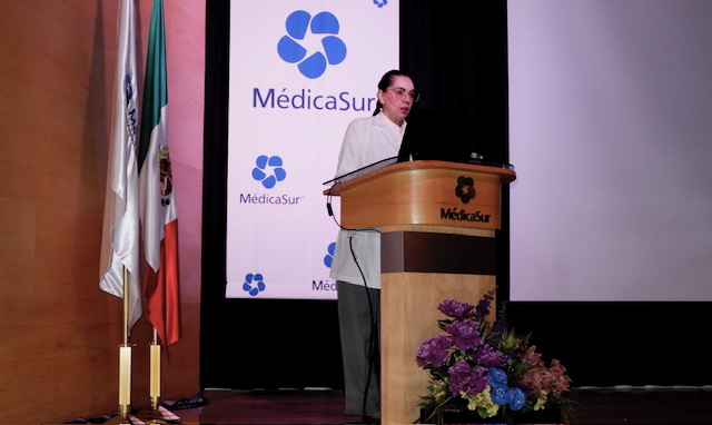 Dra. Helga en congreso médico nacional